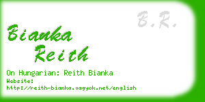 bianka reith business card
